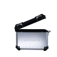 GPR TECH Pair of side cases aluminum made ,no rack included, silver color  Capacity 38 LT. + 38 LT.