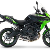 Exhaust compatible with Kawasaki Versys 650 2023-2024, Gpe Ann. Titanium, full system exhaust legal for UK and non-EU countries including removable db killer 