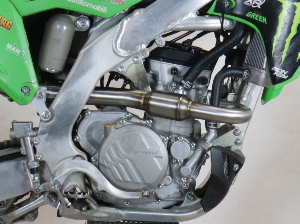 Exhaust compatible with Gas Gas EW 500 F 2024-2025, Pentacross FULL Titanium, Racing full system exhaust, including removable db killer/spark arrestor 