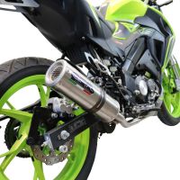 Exhaust compatible with Keeway Rkf 125 2018-2020, M3 Inox , Homologated legal full system exhaust, including removable db killer and catalyst 