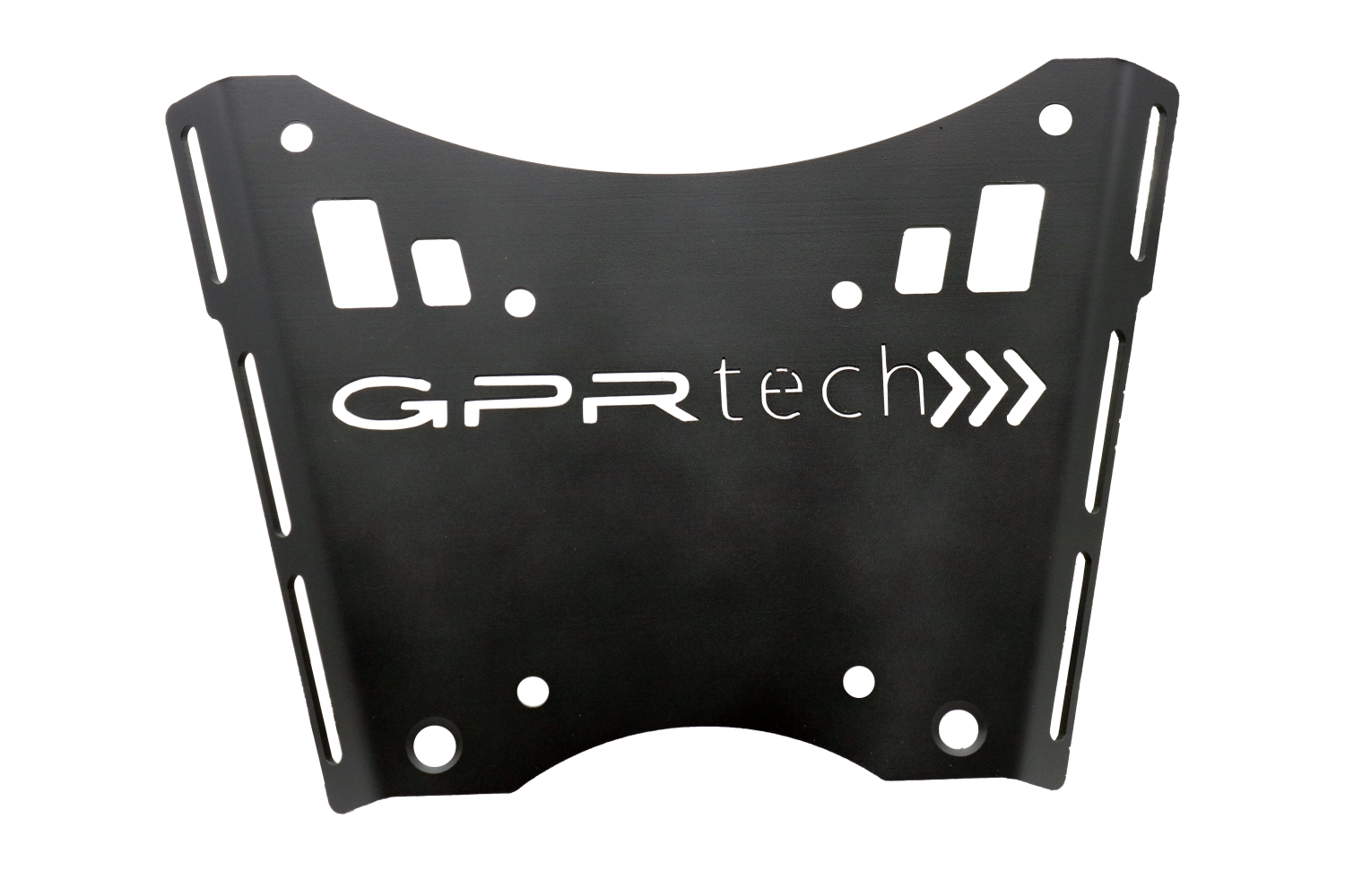 GPR TECH compatible with  Ktm Lc 8 Adventure 1190 2013 GPR TECH SPECIFIC TITANIUM PLATE TOP CASE-ALPITECH 35/55 LT compatible with original luggage rack,titanium made with 4 anchor points