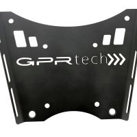 GPR TECH compatible with  Ktm Lc 8 Adventure 1190 2013 GPR TECH SPECIFIC TITANIUM PLATE TOP CASE-ALPITECH 35/55 LT compatible with original luggage rack,titanium made with 4 anchor points