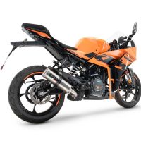GPR exhaust compatible with  Ktm Rc 125 2021-2024, M3 Inox , Racing slip-on exhaust including link pipe 