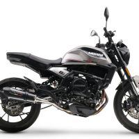 Exhaust compatible with Moto Morini Seiemmezzo Str 2022-2024, GP Evo4 Poppy, Homologated legal Mid-full system exhaust, including removable db killer and catalyst 
