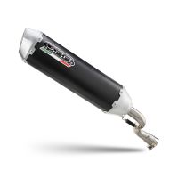 Exhaust compatible with Honda Adv 350 2022-2024, Pentascooter, Homologated legal slip-on exhaust system, including removable db killer and catalyst 