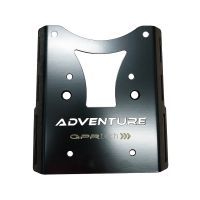 GPR TECH compatible with  Ktm Lc 8 Adventure 1050 2015/2016 e3 GPR TECH Specific fitting plate Top Case ALPITECH 35 LT compatible with original luggage rack,stainless steel made with 4 anchor points
