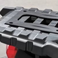 GPR TECH compatible with  Suzuki V-Strom 1050 Xt/De 2020/2024 e5 GPR TECH Specific fitting plate Top Case ALPITECH 35 LT compatible with original luggage rack,stainless steel made with 4 anchor points