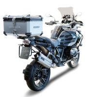 Top case GPR TECH compatible with  Bmw F 900 Gs Adventure 2024/2025 e5 GPR TECH Top case in aluminum, silver color with specific plate included Capacity 55 LT.