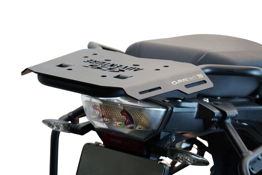 Top case GPR TECH compatible with  Bmw F 900 Gs Adventure 2024/2025 e5 GPR TECH Top case in aluminum, silver color with specific plate included Capacity 55 LT.