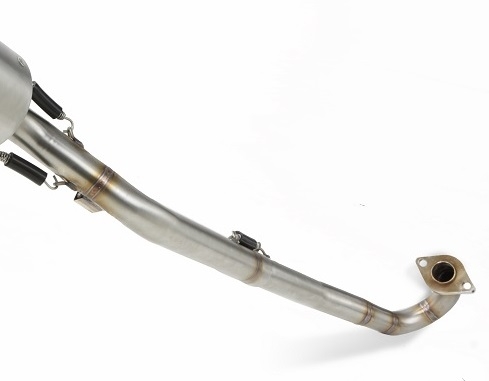 Exhaust compatible with Kawasaki KLX 110 / 110 L 2003-2025, Deeptone Inox, Racing full system exhaust, including removable db killer/spark arrestor 
