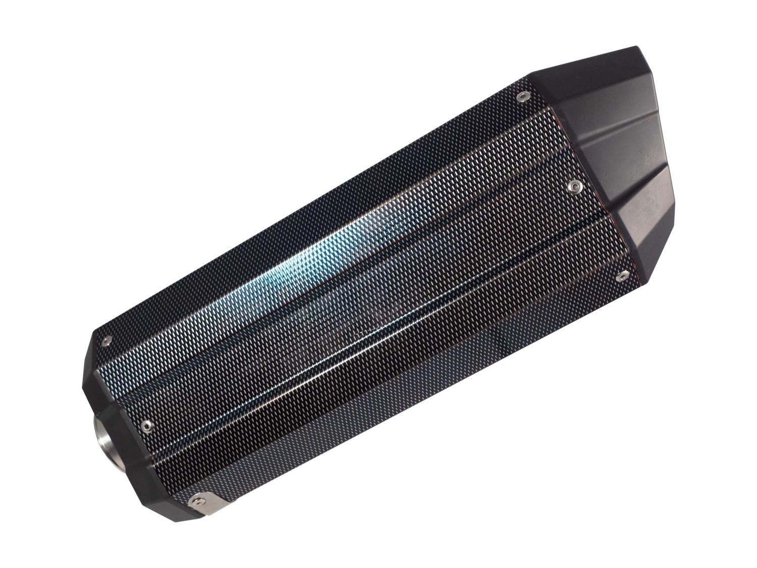 Exhaust compatible with Ktm LC 8 Super Adventure 1290 - S - R - T 2017-2020, Sonic Poppy, Homologated legal slip-on exhaust including removable db killer and link pipe 