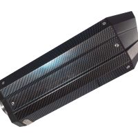 Exhaust compatible with Ktm LC 8 Super Adventure 1290 - S - R - T 2017-2020, Sonic Poppy, Homologated legal slip-on exhaust including removable db killer and link pipe 