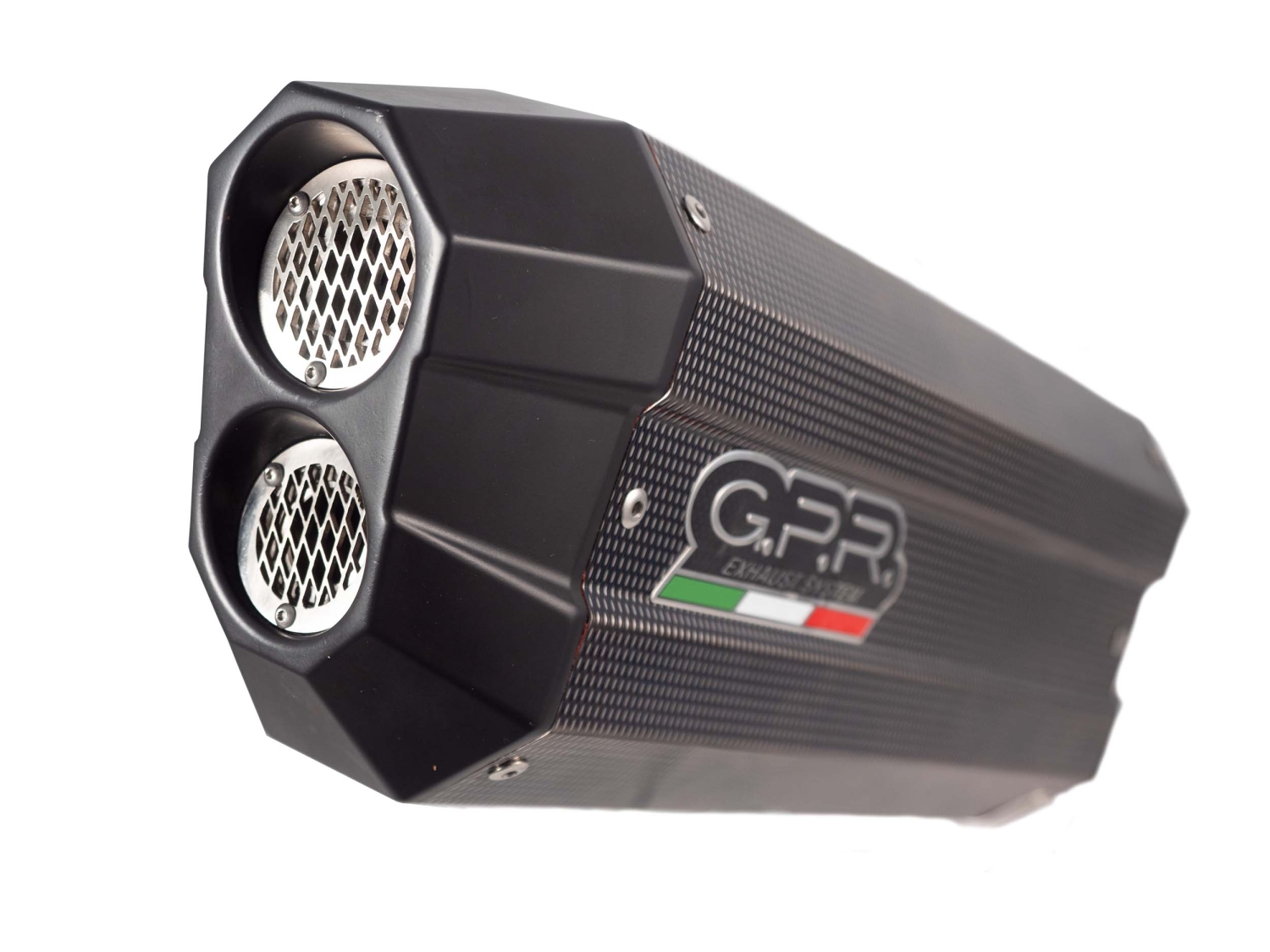 Exhaust compatible with Ktm LC 8 Super Adventure 1290 R 2021-2024, Sonic Poppy, full system exhaust legal for UK and non-EU countries including removable db killer 