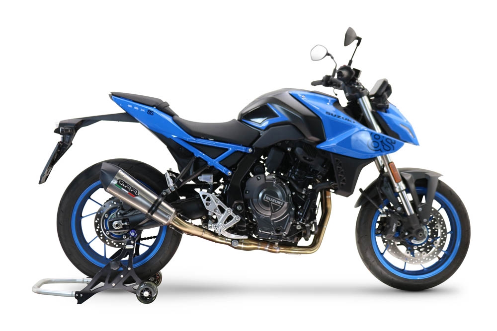 Exhaust compatible with Suzuki Gsx-8R 2022-2024, GP Evo4 Titanium, Homologated legal full system exhaust, including removable db killer and catalyst 
