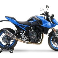 Exhaust compatible with Suzuki Gsx-8R 2022-2024, GP Evo4 Titanium, Homologated legal full system exhaust, including removable db killer and catalyst 