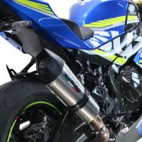 Exhaust compatible with Suzuki Gsx-R 1000 - 1000 R 2021-2025, GP Evo4 Titanium, Homologated legal slip-on exhaust including removable db killer and link pipe 