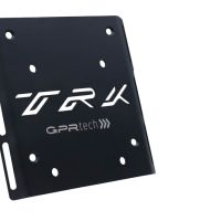 GPR TECH compatible with  Benelli Trk 502 2017/2020 e4 GPR TECH Specific fitting plate Top Case ALPITECH 55 LT compatible with original luggage rack,stainless steel made with 4 anchor points