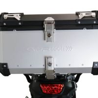 Top case GPR TECH compatible with  Suzuki V-Strom Dl 650 2012/2016 e3 GPR TECH Top case in aluminum, black color with specific plate included Capacity 55 LT.