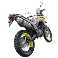 Exhaust compatible with Voge 300Rally 2022-2024, Satinox , Homologated legal slip-on exhaust including removable db killer, link pipe and catalyst 