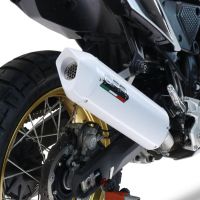 Exhaust compatible with Yamaha Tenere 700 2019-2020, Albus Evo4, Homologated legal slip-on exhaust including removable db killer and link pipe 