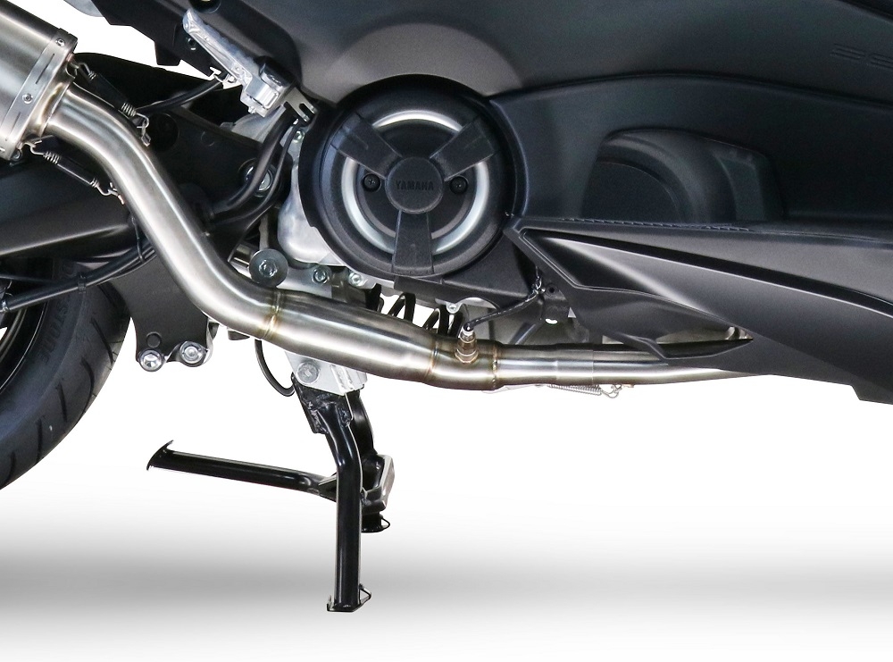 Exhaust compatible with Yamaha T-Max 560 2022-2024, Gpe Ann. Poppy, full system exhaust legal for UK and non-EU countries including removable db killer 