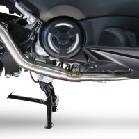 Exhaust compatible with Yamaha T-Max 560 2022-2024, Gpe Ann. Poppy, full system exhaust legal for UK and non-EU countries including removable db killer 