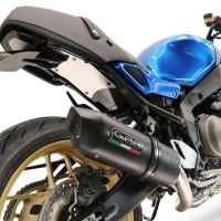 Exhaust compatible with Yamaha XSR900 2022-2024, Furore Evo4 Nero, full system exhaust legal for UK and non-EU countries including removable db killer 