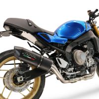 Exhaust compatible with Yamaha XSR900 2022-2024, Furore Evo4 Nero, full system exhaust legal for UK and non-EU countries including removable db killer 