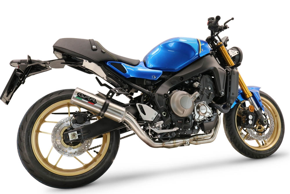 GPR exhaust compatible with  Yamaha XSR900 2022-2024, M3 Inox , full system exhaust legal for UK and non-EU countries including removable db killer 