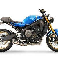 Exhaust compatible with Yamaha XSR900 2016-2021, M3 Inox , Homologated legal full system exhaust, including removable db killer and catalyst 