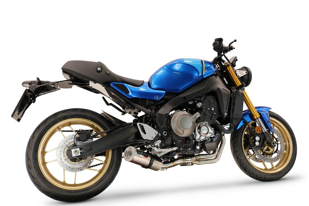 Exhaust compatible with Yamaha XSR900 2016-2021, M3 Inox , Homologated legal full system exhaust, including removable db killer and catalyst 