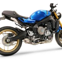 Exhaust compatible with Yamaha XSR900 2022-2024, Powercone Evo, full system exhaust legal for UK and non-EU countries including removable db killer 