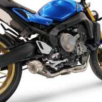 Exhaust compatible with Yamaha XSR900 2022-2024, Powercone Evo, full system exhaust legal for UK and non-EU countries including removable db killer 