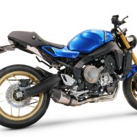 Exhaust compatible with Yamaha XSR900 2016-2021, Gpe Ann. titanium, full system exhaust legal for UK and non-EU countries including removable db killer 