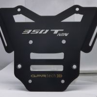 Top case GPR TECH compatible with  Zontes 350 T1 ADV 2022/2024 e5 GPR TECH Top case in aluminum, black color with specific plate included Capacity 35 LT.
