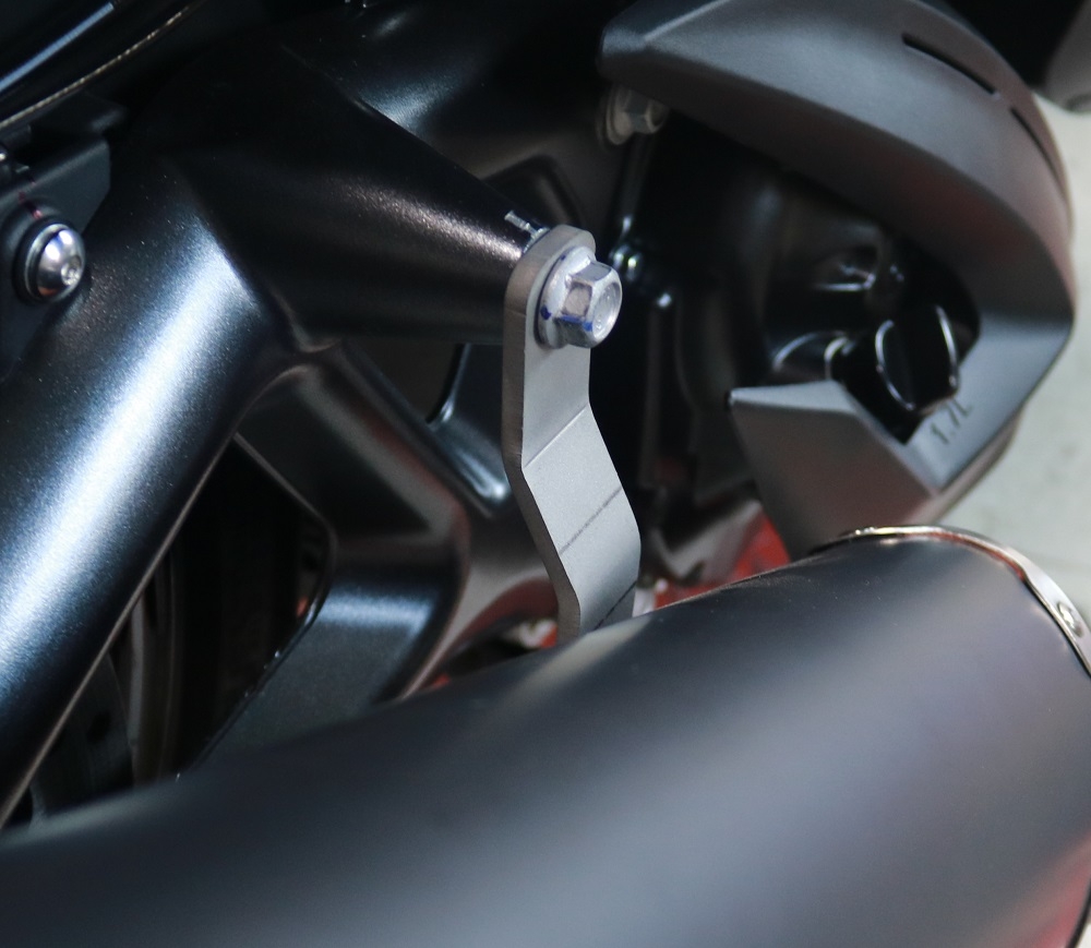 Exhaust compatible with Zontes M 310 2021-2024, Evo4 Road Inox, full system exhaust legal for UK and non-EU countries including removable db killer 