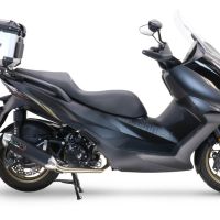 Top case GPR TECH compatible with  Zontes E 350 2023/2024 GPR TECH Top case in aluminum, silver color, including roof rack and specific plate Capacity 35 LT.