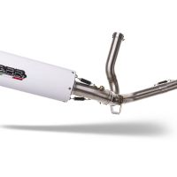 Exhaust compatible with Suzuki V-Strom DL650 2017-2020, Albus Evo4, Mid-full system exhaust legal for UK and non-EU markets including removable db killer 