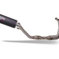 Exhaust compatible with Yamaha Mt-09 2021-2023, Furore Evo4 Nero, Homologated legal full system exhaust, including removable db killer and catalyst 