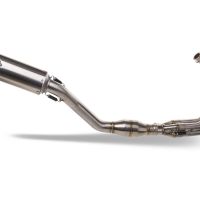 Exhaust compatible with Yamaha Mt-09 2021-2023, M3 Inox , Homologated legal full system exhaust, including removable db killer and catalyst 