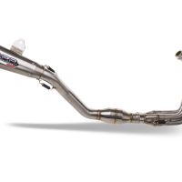 Exhaust compatible with Yamaha Tracer 9 2021-2024, Satinox , Homologated legal full system exhaust, including removable db killer and catalyst 