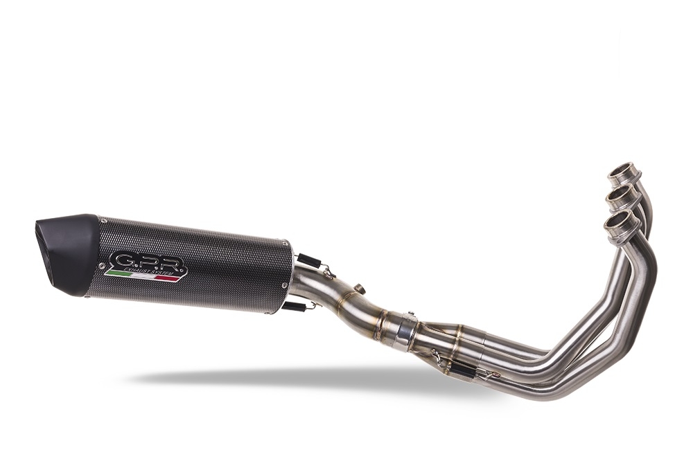 Exhaust compatible with Yamaha XSR900 2016-2021, Furore Evo4 Poppy, Homologated legal full system exhaust, including removable db killer and catalyst 