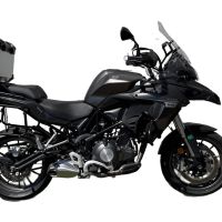 Top case GPR TECH compatible with  Benelli Trk 502 2017/2020 e4 GPR TECH Top case in aluminum, silver color with specific plate included Capacity 45 LT.