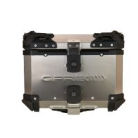 GPR TECH TOP CASE ALPI-TECH 35 LT. Top case in Titanium , Titanium Natural color with universal plate included Capacity 35 LT.