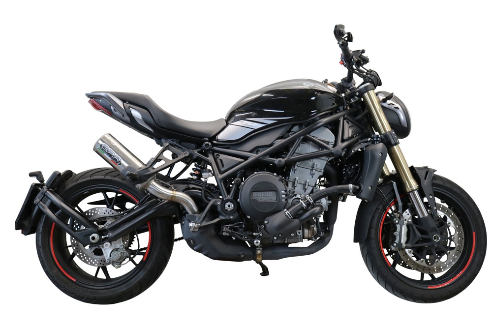 GPR exhaust compatible with  Benelli 752 S 2019-2021, M3 Inox , Homologated legal slip-on exhaust including removable db killer and link pipe 