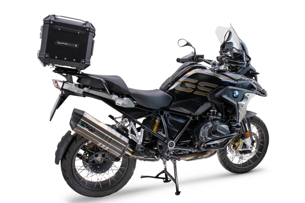 Top case GPR TECH compatible with  Bmw R 1200 Gs 2017/2018 e4 GPR TECH Top case in aluminum, black color with specific plate included Capacity 35 LT.