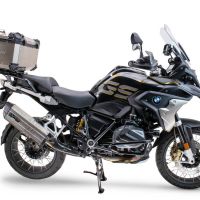 GPR TECH TOP CASE ALPI-TECH 55 LT Top case in Titanium , Titanium Natural color with universal plate included Capacity 55 LT.