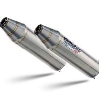 Exhaust compatible with Kawasaki Kfx 700 2004-2011, Deeptone Atv, Homologated legal full system exhaust including dual silencers and removable db killers 