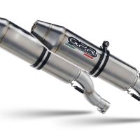 Exhaust compatible with Kawasaki Kfx 700 2004-2011, Deeptone Atv, Homologated legal full system exhaust including dual silencers and removable db killers 