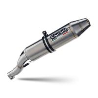 Exhaust compatible with Triton Baja 300 - Supermoto 2009-2018, Deeptone Atv, Homologated legal full system exhaust, including removable db killer 